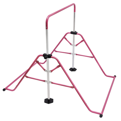 Stahl Gymnastik Klappstange Faltbare Gymnastik Training Bar Einstellbare Junior Horizontale Kip Bar Home Gym Tragfähigkeit 100kg