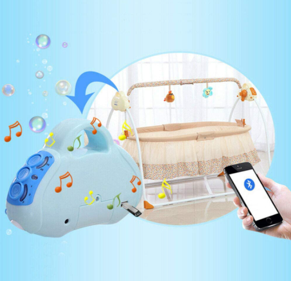 Elektrische Babywiege Babyschaukel Bluetooth USB Mit Liedern Und KläNgen +Timer
