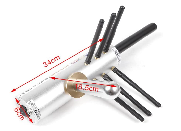 6 Antennen AKS Metall Detektor Handheld Metalldetektor - AKS Golddetektor mit 6-Antennen & Koffer - Steuerung