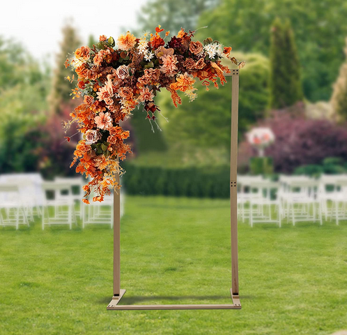 Hochzeit Blumenständer aus Holzbogen Hochzeitsbogen Abnehmbarer Blumenständer Holzlaube Dekoration