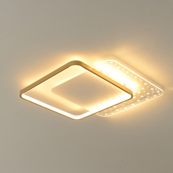 Schlafzimmer Quadrat Lampe LED Deckenleuchte Befestigung 3-Farbe +Fernbedienung