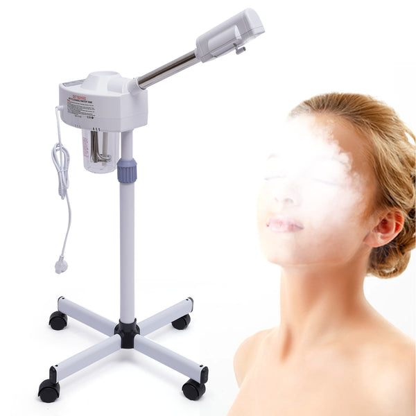 CNCEST Gesichtsdampfer Verstellbaren Ständer Dampfmaschine Warme Nebel Spa Misting Vaporizer 360° Drehbaren