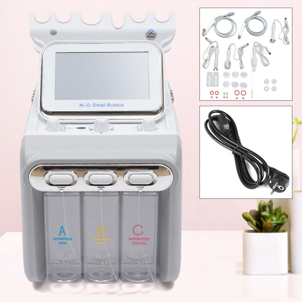 6in1 Wasser Dermabrasion Tiefenreinigung Ultraschall Hydro Face Skin Maschine Anti Falten Hydra Gesicht