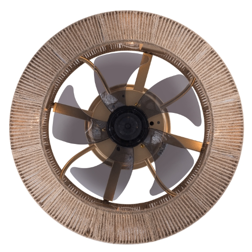 18.5" Bohème Deckenventilator Beleuchtung Fan Licht Dimmbar mit Fernbedienung