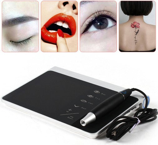 CNCEST Pro Digital Makeup Eyebrow Lip Eyeliner Tattoo Machine Rotary Pen Kit Adjustable