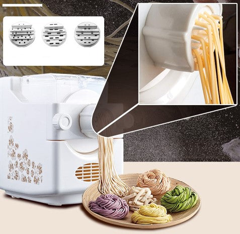 CNCEST Haushalt Nudelmaschine Pastamaschine mit Sicherheitssperre 3 Minuten Haushaltsnudelmaschine