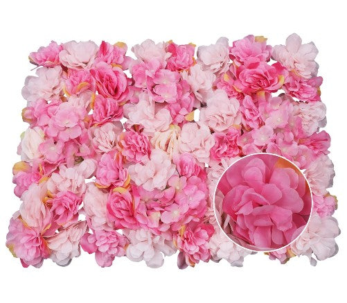 Künstliche Blumen Säule Wand, 6X Künstliche Blumenwand Rosenwand DIY Schöne Hintergrunddekoration Kunstblumen Panel