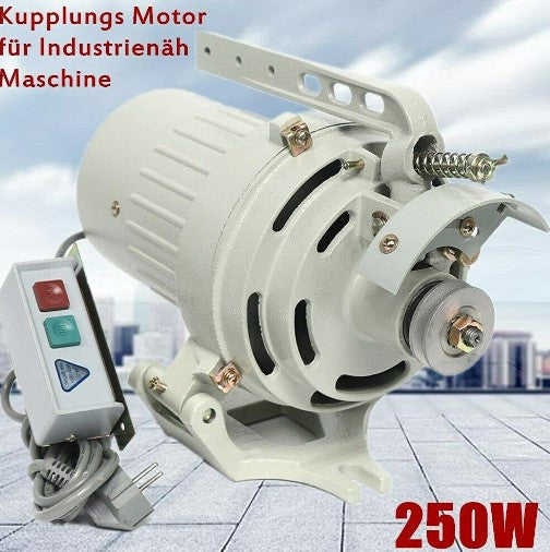 Elektrischer Nähmaschinenmotor Industrienähmaschinen 220V 250/400W Kupplungs motor 2850 RPM