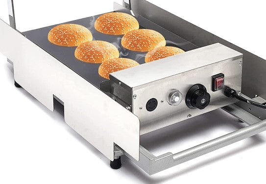 Hamburger Maker Elektrische Burger Maschine Edelstahl Hamburger Grill Maker, 2000 W, Doppel Heizplatte