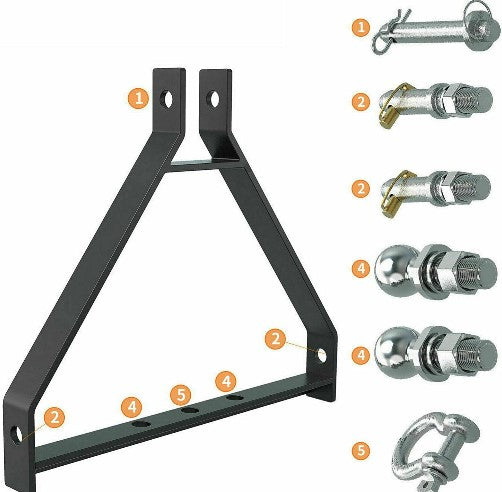 CNCEST Traktor Ackerschiene mit Dreipunktaufhängung Dreipunktaufnahme 660mm