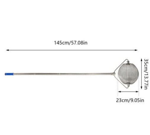 Sammler von Golfbällen Rollkollektor Draussen Gartenpflücker Edelstahl Ball Pick Retriever