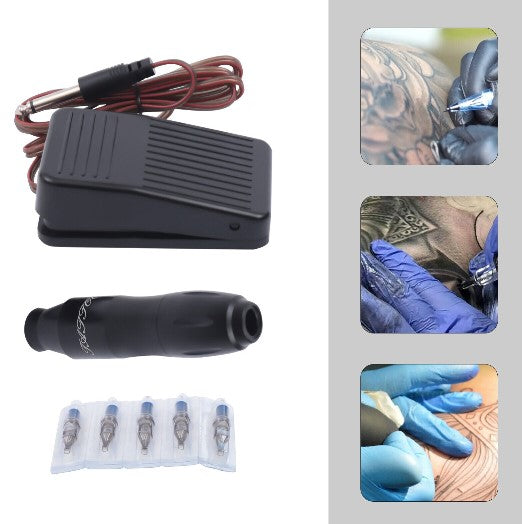 CNCEST Tattoo Pen Kit Portable Machine Set Tattoo-Stift 20 Patronennadeln Komplettset