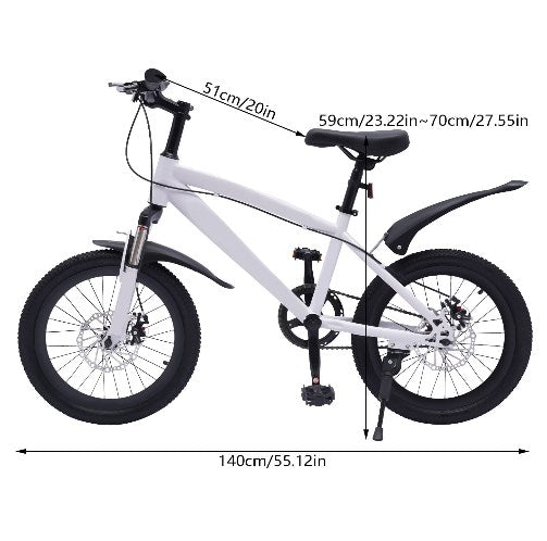 18 Zoll BMX Style Kinder Mountainbike, Verstellbarer Sitz, Baby Freistil Kinderfahrrad, Jungen Mädchen Fahrrad für Outdoor