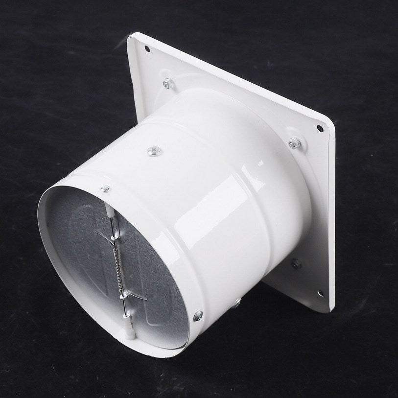 220V Abluftventilator Wandabzugsventilator Low Geräusch Fensterlüftung für Badezimmer Küche (Weiß)