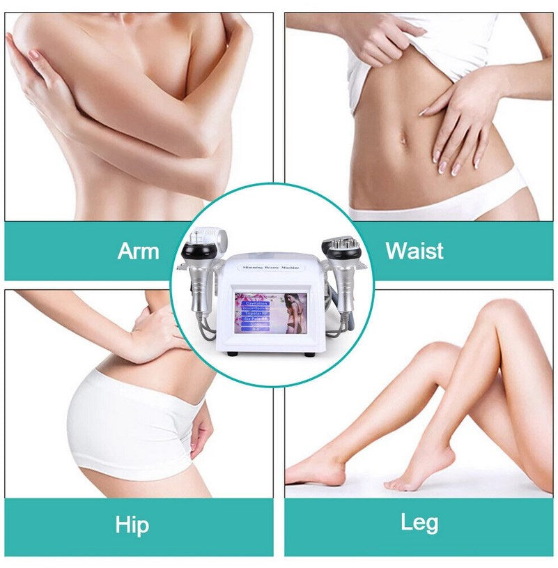 6 in1 RF Ultraschall Kavitation Fett Abbau Entfernen Maschine Anti Cellulite Gerät