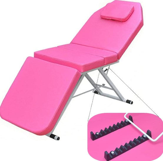 Salon SPA Massageliege Klappbar Massagetisch Massagebett Massagestuhl PVC Rose