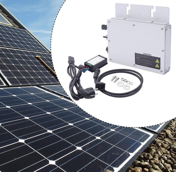 300W Mikrowechselrichter mit LCD-Display Solar Grid Tie Inverter Modul Photovoltaik MPPT Wechselrichter