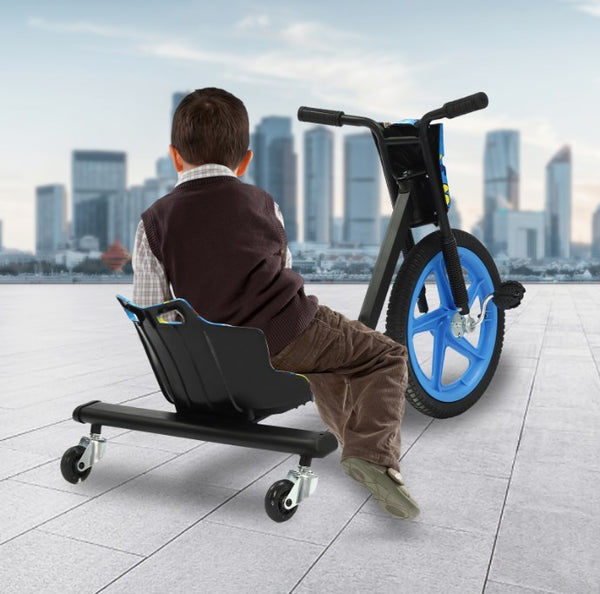 CNCEST Pedal Go Kart für Kinder, Auffahrbares Spielzeug für Jungen und Mädchen, Kleinkind Großes Rad auf Dreirad