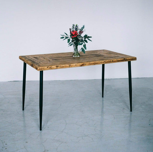 Tischbeine Konisch Tischgestell Metall Schwarz 4 x 72cm für Schreibtisch Couchtisch Bank