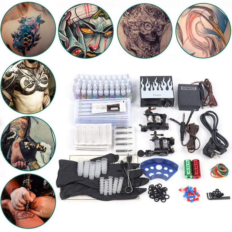 Komplett Tattoomaschine Set Tätowierung Tattoo Starter Kit