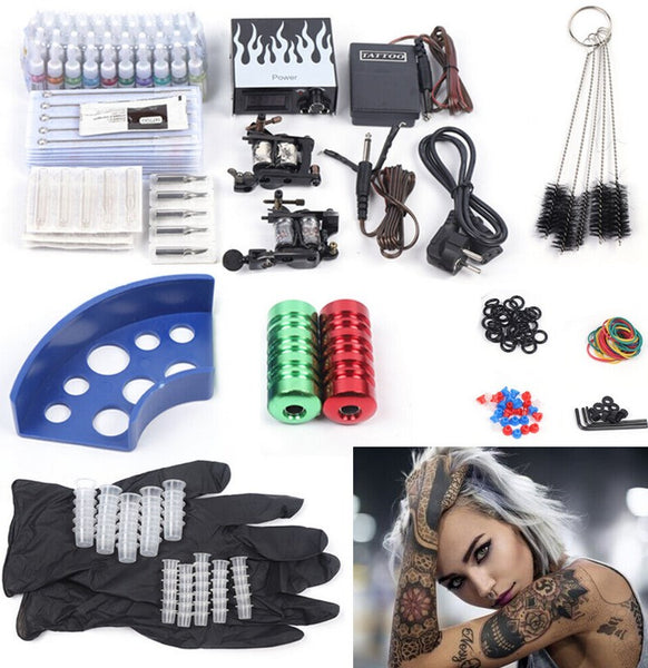 Komplett Tattoomaschine Set Tätowierung Tattoo Starter Kit