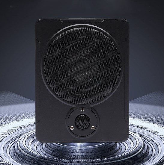 8 Zoll Ultradünner Auto Untersitz Aktiv Subwoofer Bass Lautsprecher Auto Audio 600W mit Zubehör