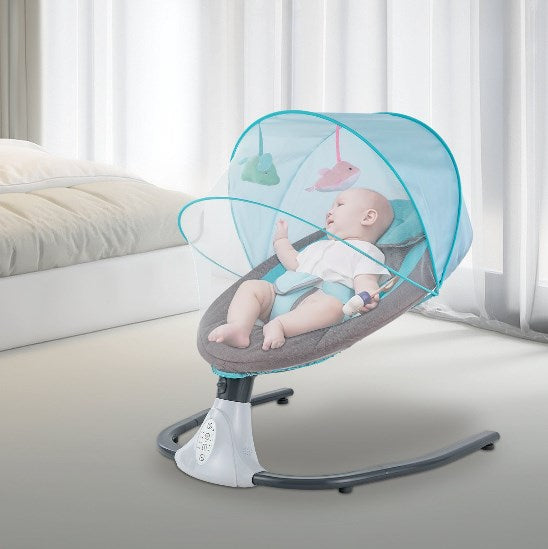 CNCEST Elektrische Wiege mit Fernbedienung, USB, für Babys von Geburt bis 12 kg