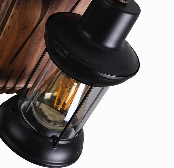 4 Lichter Retro Pendelleuchte Industrielle Loft Bar Hängeleuchte