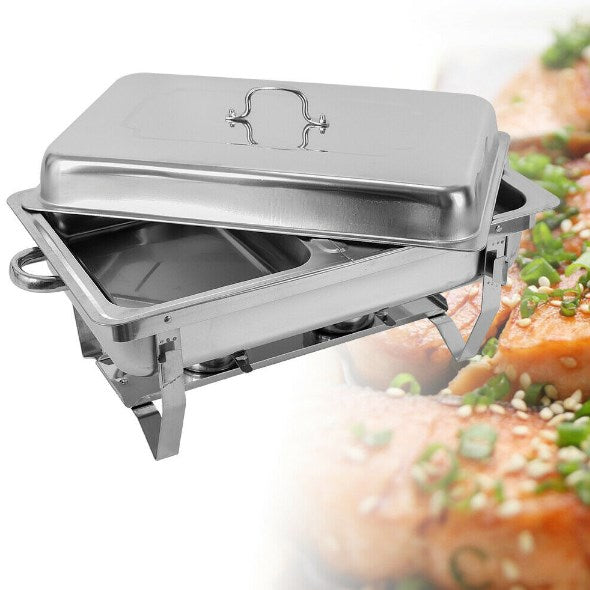 Speisenwärmer Edelstahl Warmhaltebehälter Chafing Dish Buffet Wärmebehälter DE