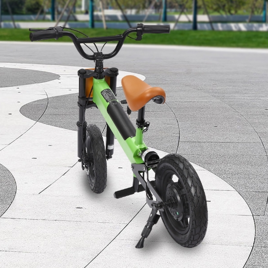 Grün Elektrisches Balance Bike für Kinder Alter über 5 Jahre alt, elektrisches Balance Bike für Kinder