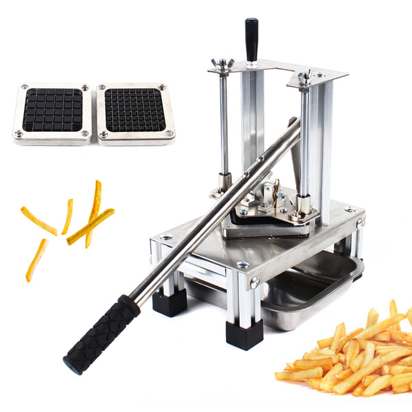 Kartoffelschneider Pommesschneider Edelstahl Pommes Frites Schneider Frites Schneidemaschine Vertikalen Kartoffelchips