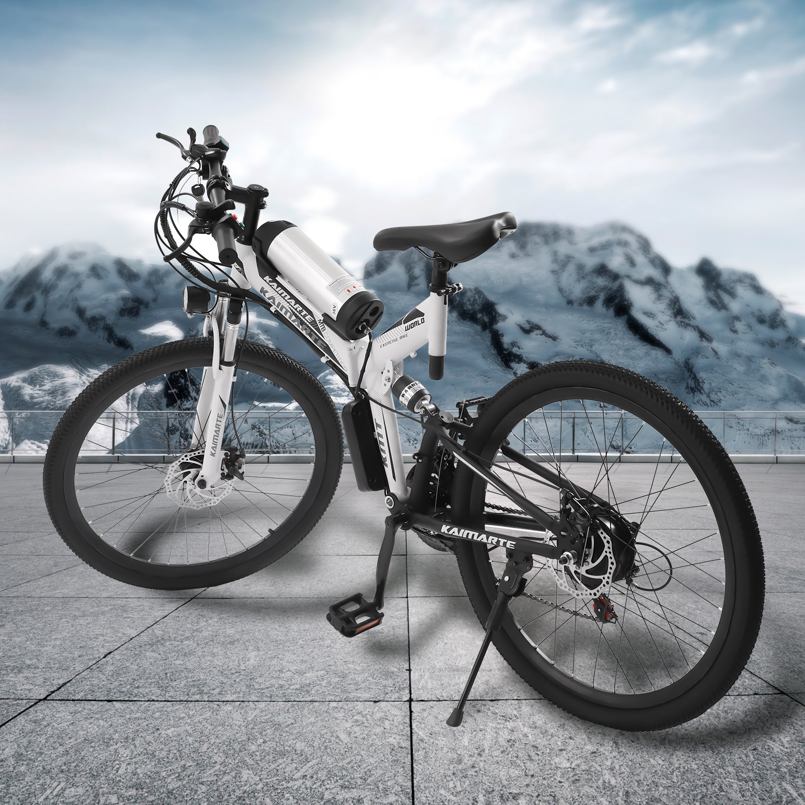 E-Bike 26 Zoll Elektrofahrrad E-Mountainbike 250W Faltbares  21 Gang Elektrofahrräder