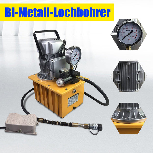 750W 220V Hydraulikpumpe Elektrisch Einfachwirkende Magnetsteuerung Durchflussrate 0,6-5 l/Min