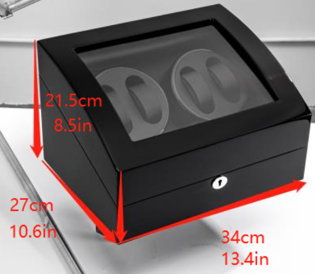 CNCEST 4 + 6 automatische Uhr Wickler Schmuck Lagerung Fall Uhren Display Box mit LED-Licht