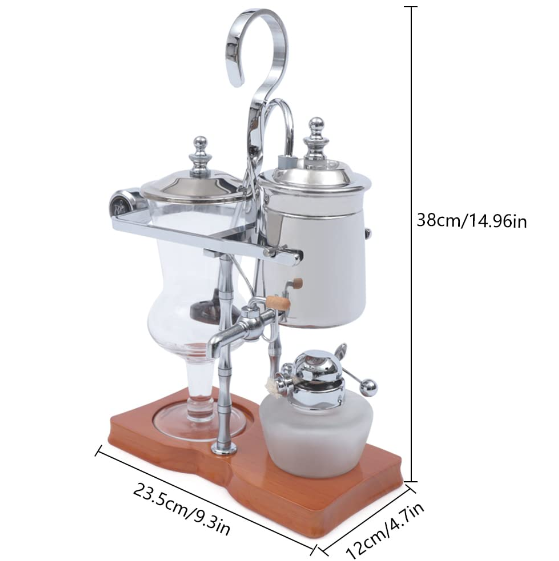 Siphon Kaffeemaschine Retro Stil Vakuum Kaffeebereiter Glas Siphon Topf Percolators