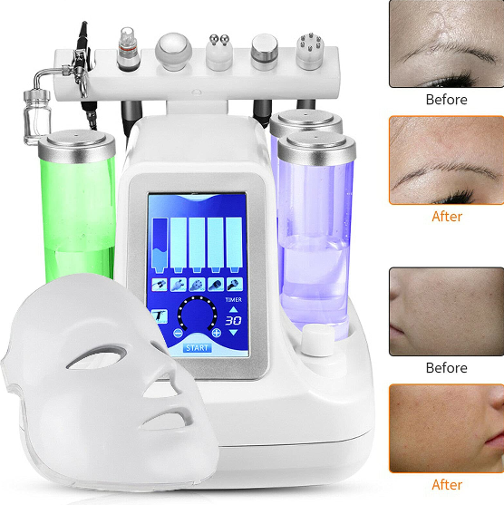 7 in 1 Hydro Dermabrasion Facial Skin Lifting Deep Cleansing Beauty Machine