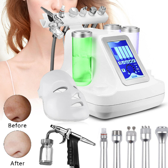 7 in 1 Hydro Dermabrasion Facial Skin Lifting Deep Cleansing Beauty Machine