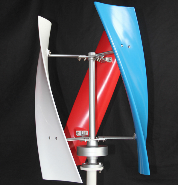 CNCEST Windgenerator Power-Turbine Vertikal 3-Klinge mit Regler 24V 400W Vertikale Windgenerator