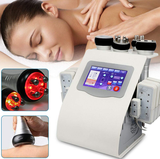 Profi 40K RF Ultraschall Fettabsaugung Kavitation Lipo Laser Vacuum Abnehm