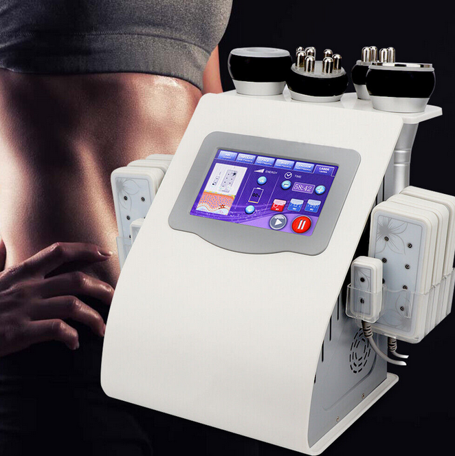 Profi 40K RF Ultraschall Fettabsaugung Kavitation Lipo Laser Vacuum Abnehm