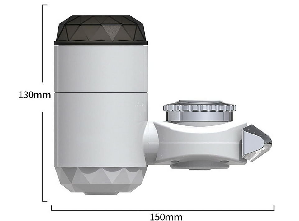 3000W 360 ° Elektrische LED-Wasserhahn Intelligente Digitalanzeige Instant Warmwasserbereiter