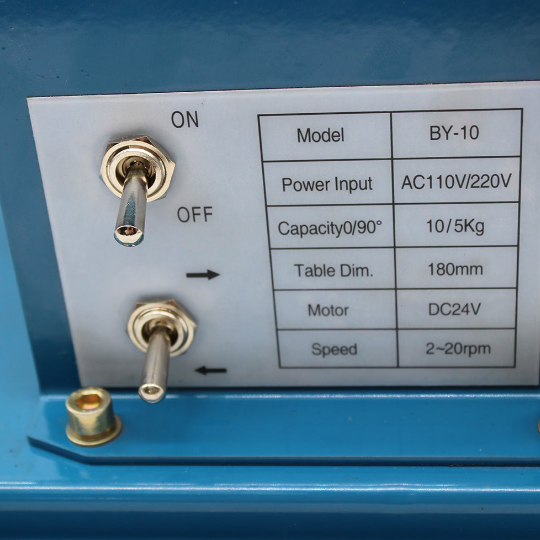 15W 220V Schweißdrehtisch Schweißpositionierer Drehtisch Manipulator Schweißgeräte 2-10r/Min