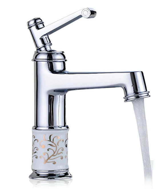 Waschtischarmatur Wasserhahn Bad Messing Chrom Küchenarmatur Einhand Design Waschtisch