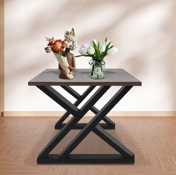 2er-Set Tischgestell Tischbeine Industrie Loft Style Möbelbeine Tisch Stahl 45cm