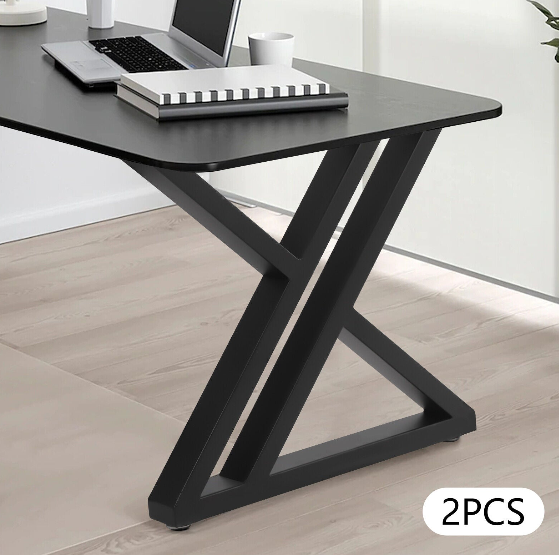 2er-Set Tischgestell Tischbeine Industrie Loft Style Möbelbeine Tisch Stahl 45cm