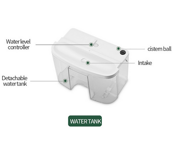 Elektrischer Luftentfeuchter mit Ablassschlauch 1.8L Wassertank Luftentfeuchtung Leiser Raumtrockner