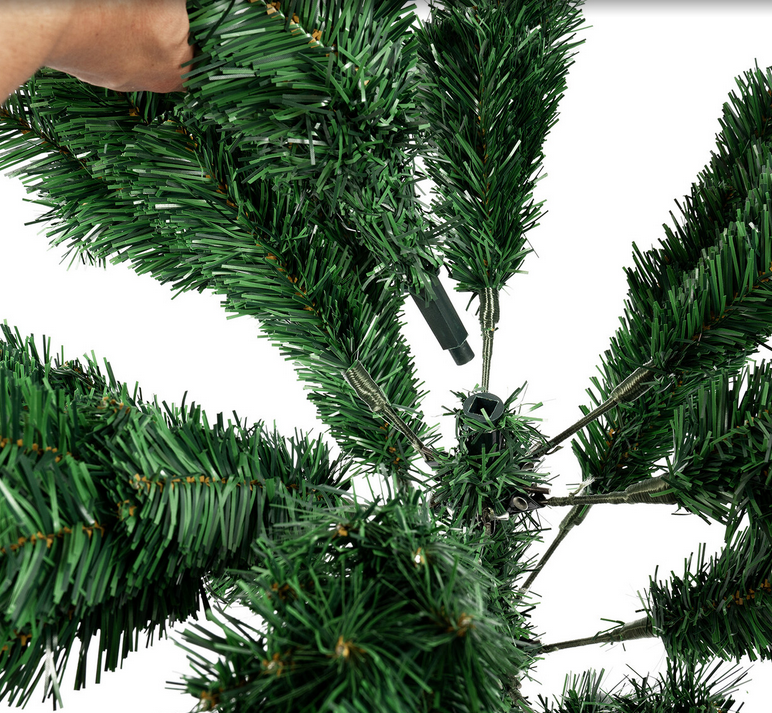 Hochwertiger Automatisch Weihnachtsbaum Künstlicher Leicht und einfach zu montieren mit Metallständer
