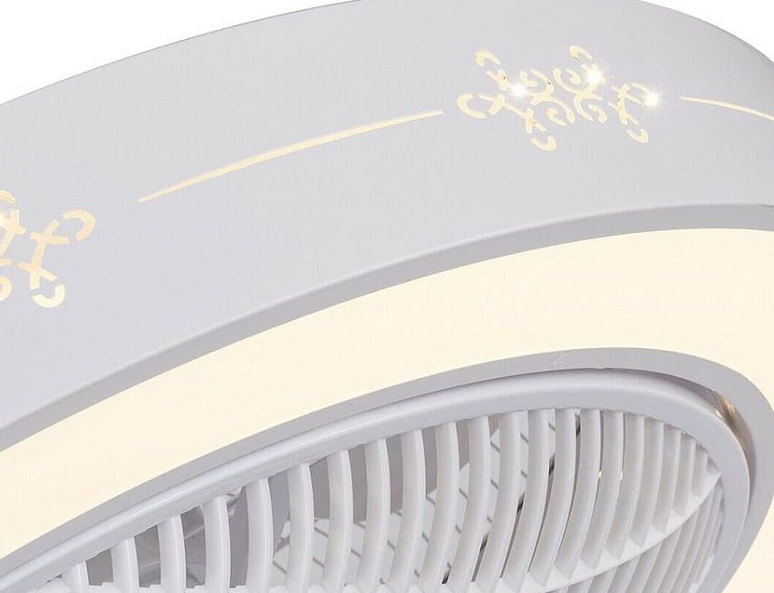 23 Zoll LED Deckenventilator mit Beleuchtung und Fernbedienung