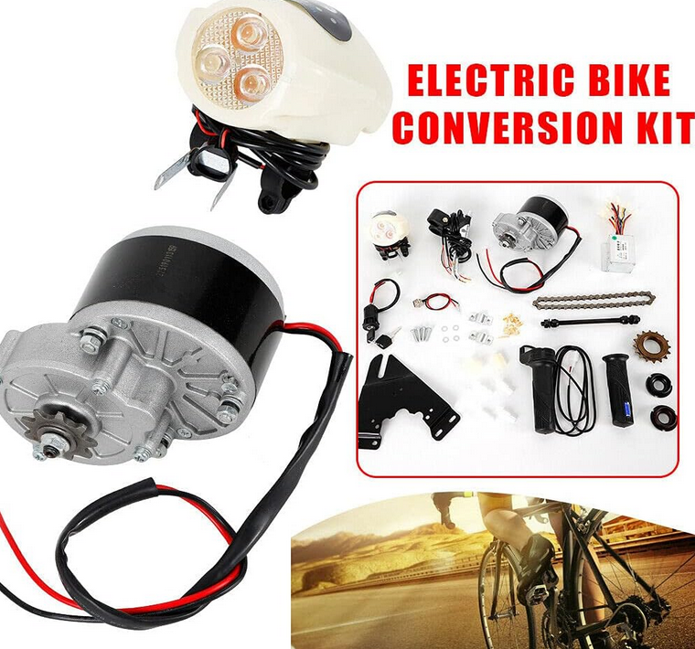 Elektro Ebike Conversion Kit mit Freilauf 36V 250W Fahrrad Umbausatz für 22-28 Zoll Fahrrad