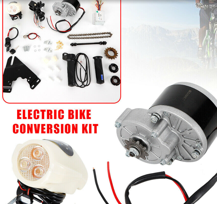 Elektro Ebike Conversion Kit mit Freilauf 36V 250W Fahrrad Umbausatz für 22-28 Zoll Fahrrad